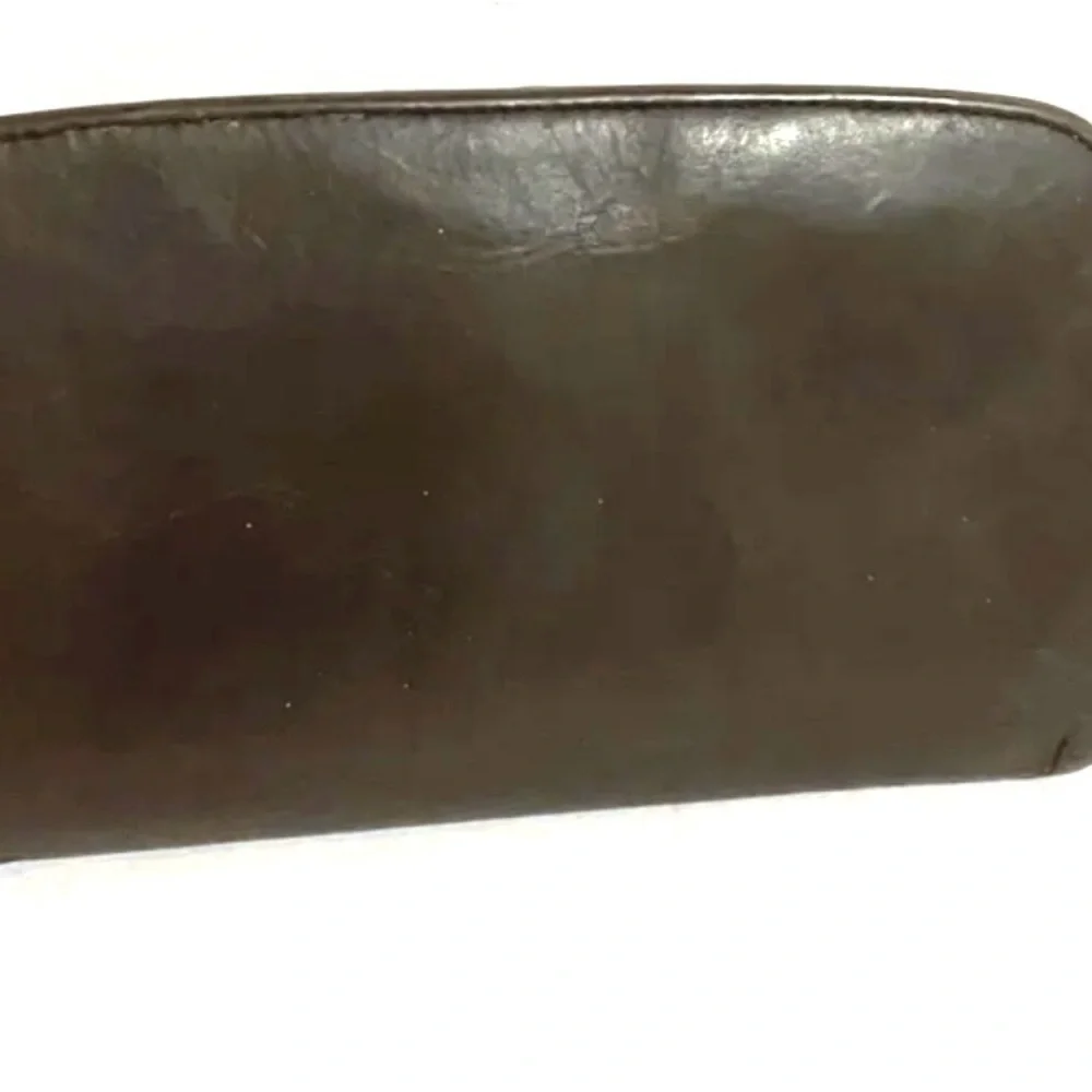 Coach vintage brown leather wallet/ clutch